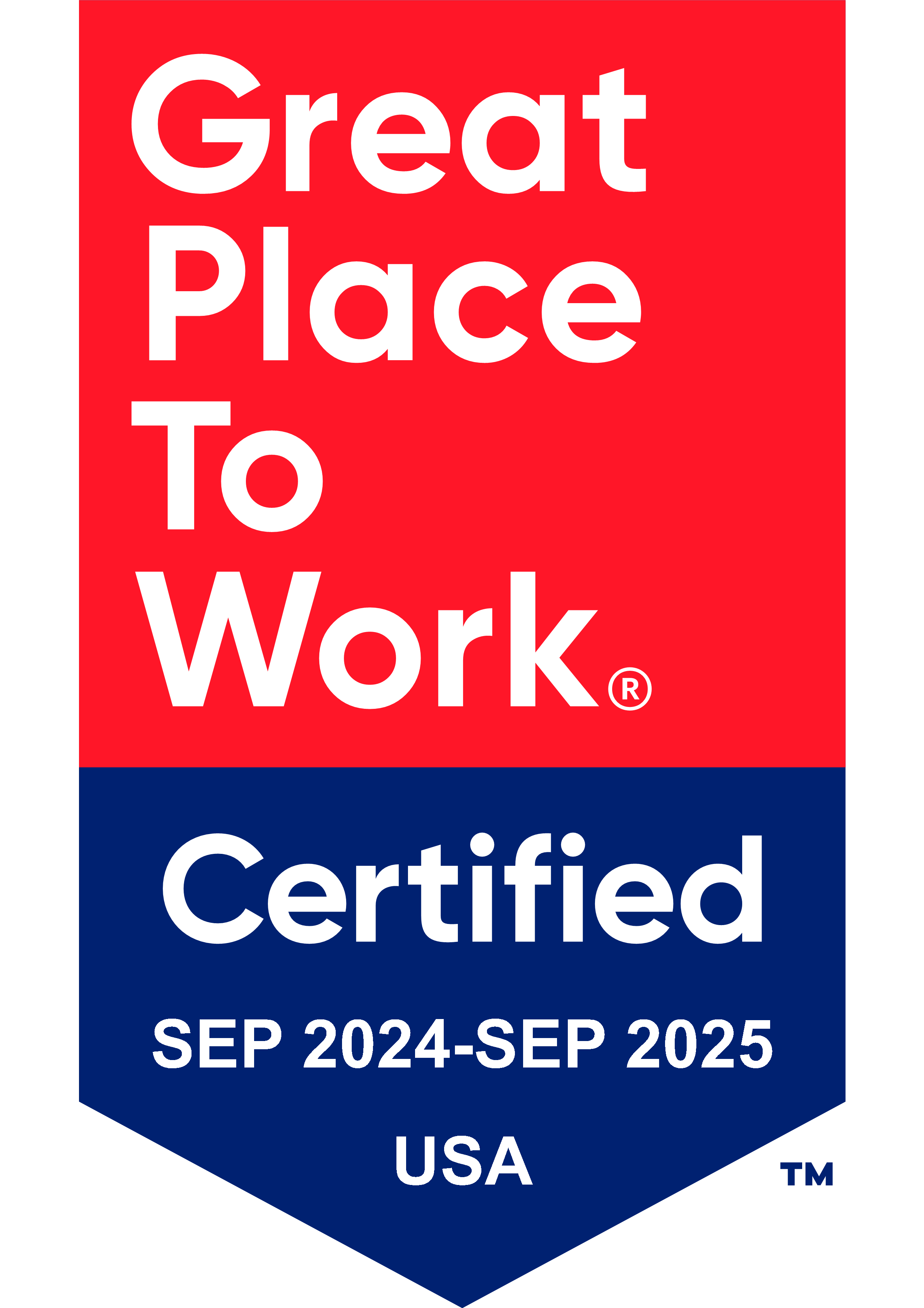 great place to work certified